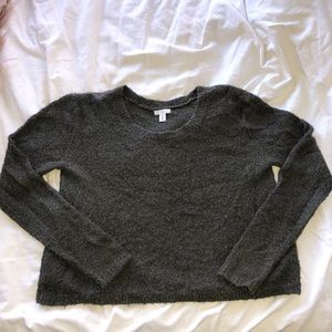 Nordstrom’s Brass Plum Olive Green Cropped Sweater